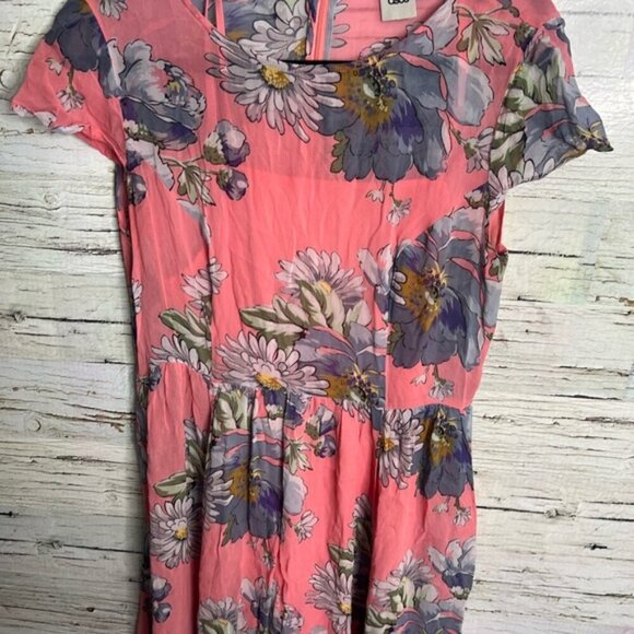 ASOS pink maxi floral dress size 8 - Picture 3 of 8